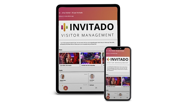 hybride event app - Geschikt voor alle devices responsive