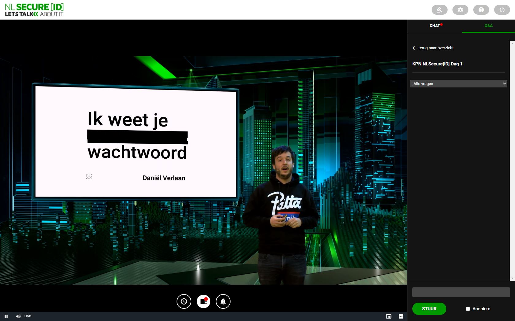 talk ik weet je wachtwoord