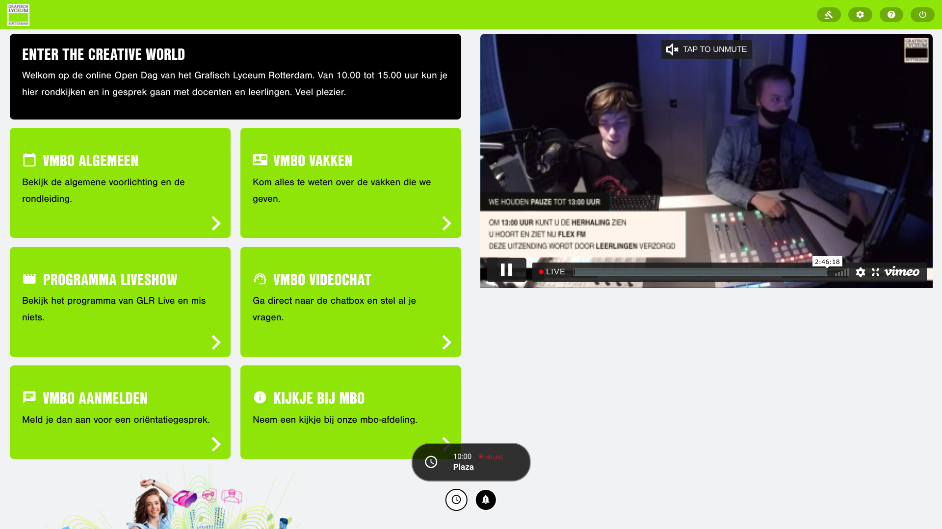 plaza Online Open Dagen