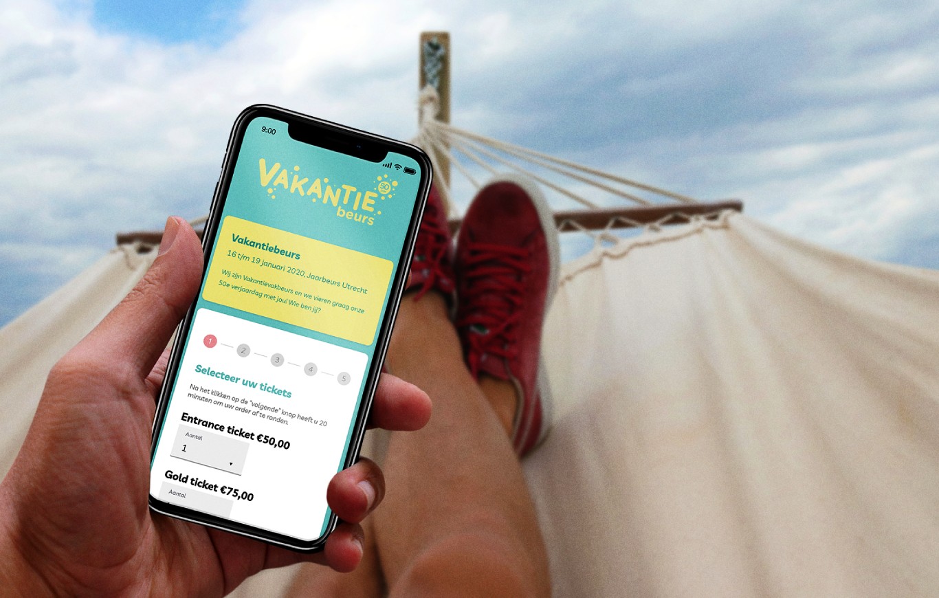 registratie op mobiel